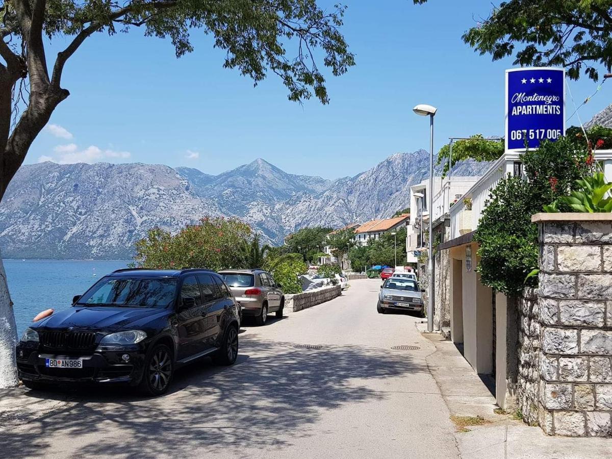 Montenegro Apartments - Private Beach Котор Екстер'єр фото