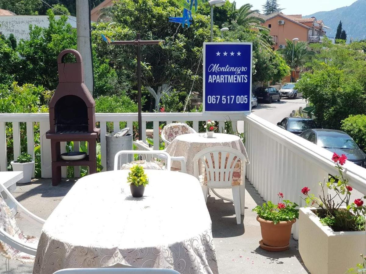 Montenegro Apartments - Private Beach Котор Екстер'єр фото